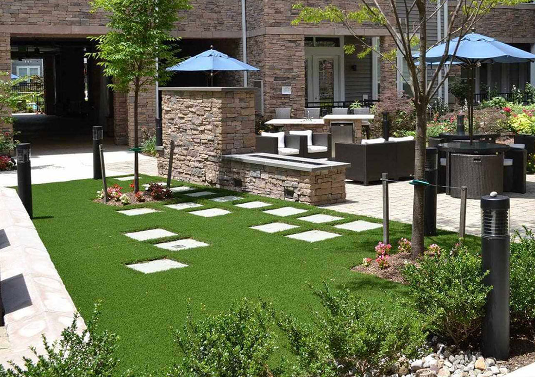 Multi-Family Communal Area open patio Artificial Turf