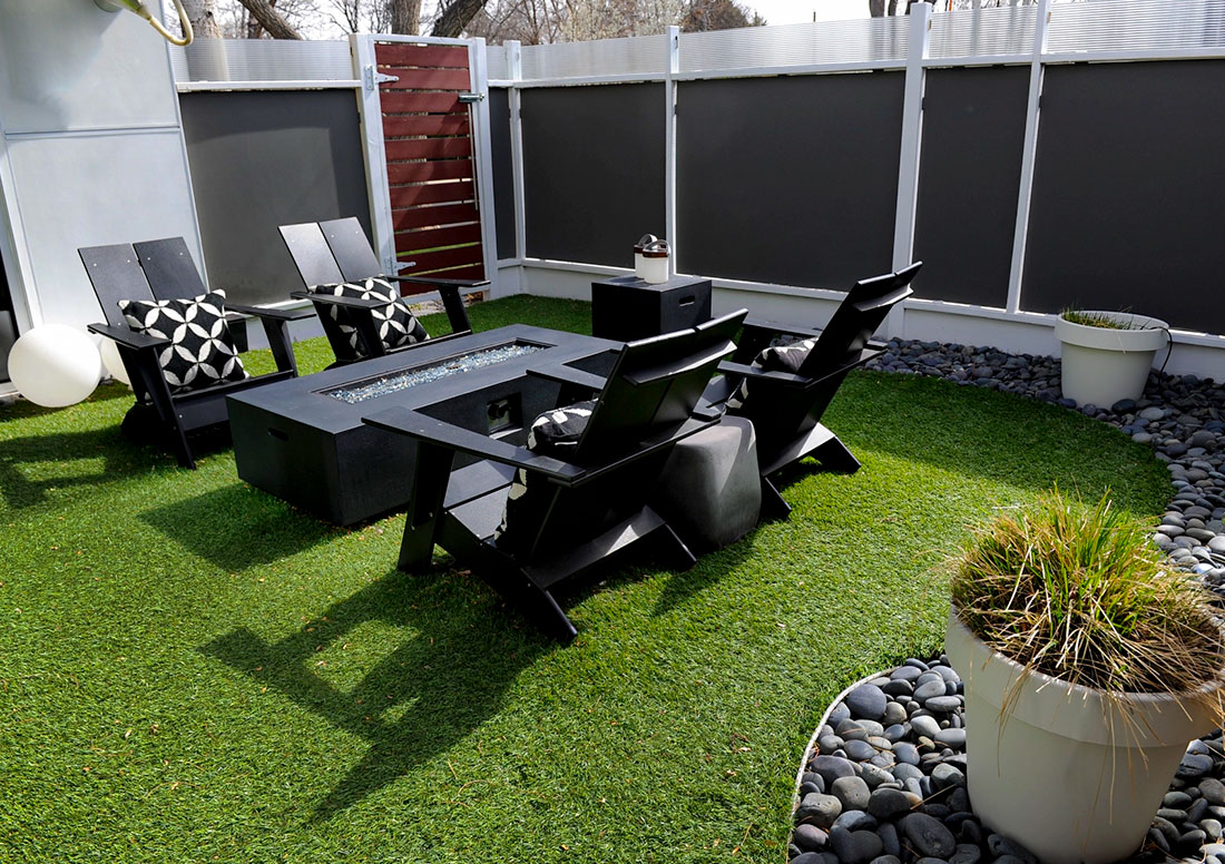 Artificial turf is a great option for Communal or shared spaces